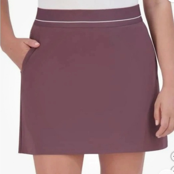 Soybu women’s purple skort inner short pocket elastic waist stretch medium - Picture 1 of 7